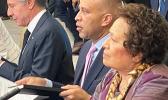 Amata with Hakeem Jeffries and Secretry of State Blinken