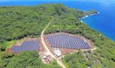 Image above: Aerial view of the solar power plant on Ta'u Island in America Samoa that is producing 100% of needed energy. (photo: EcoWatch) Solar panels on Tau Island