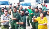 "Samoan Siva Tau" performed by the 17 National Park Service Fire Fighters including Congresswoman Aumua Amata and Suprintendent Scott Burch
