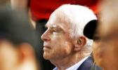 Sen. John McCain, R-Ariz., watches a baseball game between the Arizona Diamondbacks and the Los Angeles Dodgers during the first inning, Thursday, Aug 10, 2017, in Phoenix. (AP Photo/Ross D. Franklin) Sen. John McCain, R-Ariz., watches a baseball game between the Arizona Diamondbacks and the Los Angeles Dodgers during the first inning, Thursday, Aug 10, 2017, in Phoenix. (AP Photo/Ross D. Franklin)