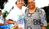 Regina Meredith-Fitiao (left) and Dr. Lagaaia Mary Taufetee,