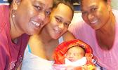 The second NY baby, Matthew Fa’alae Williams Jr., was born at 8a.m. [photo: LAF]