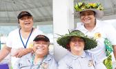 Four Faasao High School alumni during the school's 50th Anniversary in the territory. Four Faasao High School alumni