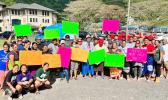 Earlier this month constituents of Sao’le gathered at Utulei beach to raise awareness claiming the lack of necessary actions by ASG following the King Tides in July that damaged the wharf and some parts of their village of Aunu’u. Protestors claiming the lack of necessary actions by ASG following the King Tides in July