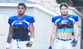 Chaun Maiava and Matt Difecchio have both earned the All-College Conference of Illinois and Wisconsin Second Team Defense honors for the 2016 North Park Football Season. This was Maiava’s second recognition in a row from the All-College Conference.  [Courtesy photo]