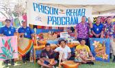 Inmates from Tanumalal with their artwork