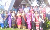 Miss Samoa contestants and supporters