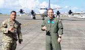 Sgt. 1st Class Gilberto Rivera and Petty Officer 1st Class Robert Hannah