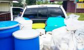 The American Samoa Environmental Protection Agency (AS-EPA) successful completed a hazardous waste removal action by the United States Environmental Protection Agency (US-EPA) in American Samoa last week. The hazardous waste was packed into a 20-foot shipping container that will depart the Territory in two weeks, for eventual disposal at a regulated facility off-island.  [Courtesy photo]