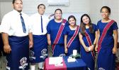 Pictured here are the new officers in the ASCC Chapter of the Health Occupations Students of America (HOSA). Left to right:  William Siaki, Mafoa Falefata, Gracechelle Cabalar, Reina Sotto, Chesiah Javier, and Sivoki Niumataiwalu.  [Courtesy Photo]