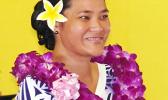 National Weather Service, Acting Meteorologist-In-Charge Mrs.Elinor M.Lutu-Mcmoore gave an outstanding speech to the graduates of American Samoa Community College held at their gymnasium in Malaeimi last Friday morning. [photo: LF]