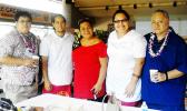 Mrs. Okenaisa Fauolo-Manila (center), Director of the ASCC Samoan Studies Institute, is seen here during the 2016 Samoan Language Symposium, which took place in Hawaii in mid-August. Joining her are (l-r) Mr. Setiro Paul (Chuukese Language Educator),Mr. Grant Muagututi'a (UH Manoa Lecturer in Samoan Language), Fauolo-Manila, Mrs. Deborah Nikolao-Stanley (Hawaii Elementary Samoan Language Teacher) and Tapaau Dr. Dan Aga (Director of ASG Political Status, Constitutional Review and Federal Elections Office).  
