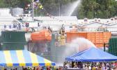Seen in this photo is the  $13.8 million MV Manu’atele vessel in front of the main dock after sailing into Pago Pago on its maiden voyage on Jan. 4, 2017. It is currently down due to generator problems, as is the MV Sili. Both are on hold by the U.S. Coast Guard, preventing them from sailing due to generator issues. [SN file photo]