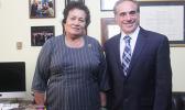 Congresswoman Amata and the VA Under-Secretary for Health Dr. Schulkin in the Congresswoman’s office.  [courtesy photo]