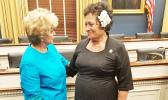 Amata and Administrator Linda McMahon  [Courtesy photo]