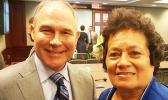 Congresswoman Amata with EPA Administrator Scott Pruitt at the U.S. Capitol.  [photo: courtesy]