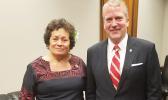 Amata with her colleague Sen. Dan Sullivan, who is on the Senate Veterans Affairs Committee. [courtesy photo]