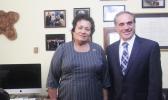 Congresswoman Amata and VA Secretary David Shulkin in the AS - Washington DC Office. [courtesy photo]