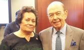 Amata with Secretary Ross after their discussion.  [Courtesy photo]