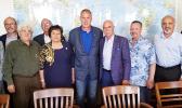  Congresswoman Amata, Secretary Ryan Zinke, Brian Hallman Executive Director of the ATA,  Joe Hamby Chief Operating Officer of Tri Marine International, and other U.S. Fishermen during the meeting in California. [courtesy photo]