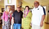 Amata with local veterans and Jennifer Gutowski – Director of US VA Pacific Islands Healthcare.  [courtesy photo]
