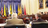 Amata and Committee Members hear testimony on reducing homelessness among veterans. [courtesy photo]