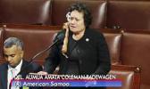 Amata speaks on House Floor - introducing bill to keep businesses in Am Samoa  [Courtesy photo]