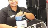 NAPA Samoa is launching its newest product — car paint. The company is sponsoring store supervisor Sharane Smith, 23, from Aua (pictured) as a contestant in this year's Miss American Samoa pageant. [photo: courtesy]