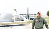 Brian Lloyd pauses prior to takeoff of Spirit 21MAY2017 at San Marcos Airport Texas USA ©2017 Josh Flowers CC-BY 2.0. [from his website]