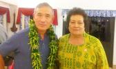 Congresswoman Amata and Pac Com Commander Admiral Harry B. Harris Jr.  [Courtesy photo]