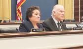 Congresswoman Aumua Amata with Chairman Chabot of Colorado. Yesterday, Amata released prepared remarks to the Small Business Committee regarding small business tax reform and American Samoa’s employers. [photo: courtesy]