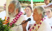 O se va’aiga i le taimi na faia ai se saunoaga a le tina o Tauolo Tuato’o Vaoalii, e nao le to’alua o i la’ua o alo o Muagututi’a Aigafealofani Taulau Milo Young Tuato’o o lo’o soifua mai pea.  [ata: Leua Aiono Frost]