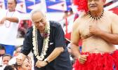 Faleomavaega during the 2014 Flag Day celebration. [SN file photo]