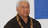 FFAS President Faiivae Iuli Alex Godinet making his opening remarks during the FFAS Ordinary Congress on Wednesday, April 25, 2018 at Pago Park Soccer Stadium.  [FFAS MEDIA/Brian Vitolio]