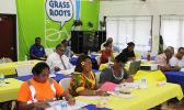 Members of the FFAS Congress during the association’s annual meeting (Ordinary Congress) on Wednesday, April 25, 2018 at Pago Park Soccer Stadium.  [FFAS MEDIA/Brian Vitolio]
