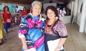Fiame Naomi Mata’afa, Minister and and Dr. Salu Hunkin-Finau in a  2012 Samoa News file photo. [Samoa News]