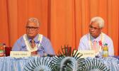 The Faoa-Sanitoa team during a debate prior to the recent election. [SN file photo]