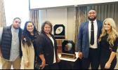 From R-L Wife Angelia, Isaac Asiata, Mother Leitu Tui, cousin Maple Taumua, Fiance Austin Koke. [courtesy photo]