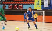 American Samoa Youth Futsal team’s captain Gabriel Taumua in action against the Solomon Islands during a game of the OFC Youth Futsal Tournament at Bruce Pulman Arena in Auckland, New Zealand on Wednesday, October 4, 2017.  [FFAS MEDIA/Brian Vitolio]