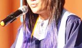 Valedictorian Lydia Faalogo Toloumu [ata: Leua Aiono Frost]  