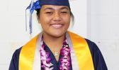 Kanana Fou Valedictorian, Precious C. Ameperosa  [photo:EM]