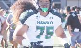 Kalepo Naotala, a Univ. of Hawaii freshman from Virginia who is of Samoan ancestry suffered a serious spinal cord injury on July 1, 2017.  [courtesy photo]