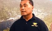 Li’avaa Moevao, the new Chief of Customs giving brief remarks during a Mar. 29, 2018 port users meeting, where he was introduced to the private sector.  [Courtesy photo]