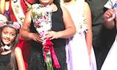 Miss American Samoa Matauaina Toomalatai shown recently with the cast of Twinderella.  [SN file photo]