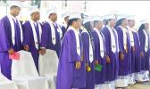 O se va’aiga i le to’a 17 o i latou na fa’au’u mai i le a’oga maualuga a le Manu’atele i Ta’u i le aso 2 Iuni, 2017 i le Fale Ta’alo o le Laumua o le Segaula. [ata: Leua Aiono Frost]