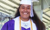 Salutatorian Sabrina Asaivao  [photo: Leua Aiono Frost] 