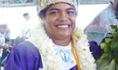 Valedictorian Alphina Liusamoa  [photo: Leua Aiono Frost] 