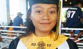 Valedictorian Christine Tominiko [photo: Blue Chen-Fruean]
