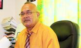 Newly appointed Deputy Commissioner, Falana’ipupu Ta’ase Sagapolutele of the Police Bureau, is one of two deputy commissioners now serving the Department of Public Safety, under the changes made by Police Commissioner Le’i Sonny Thompson.  [Photo: JL]