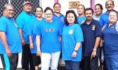 A ‘wear all blue’ day photo — the ASDOE OCI — that was posted on the ASCCC Facebook page last year to promote colorectal cancer awareness. [courtesy photo]